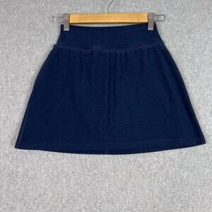 Beyond Yoga Navy Blue Spacedye Tie Breaker Circle Skort Size XS